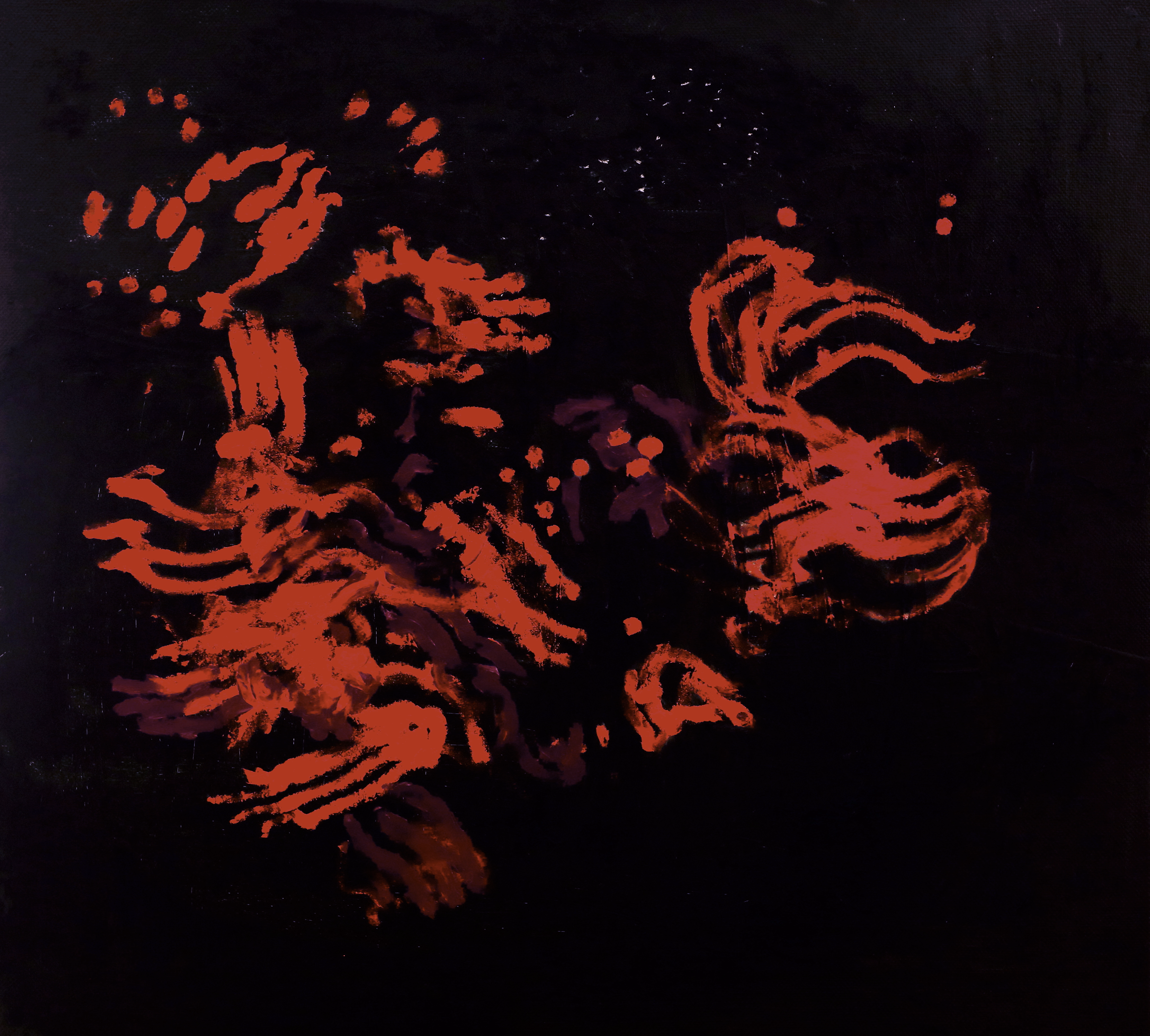 Study [from Lockdown] #7 — (2021) — oil and acrylic on linen — 102 x 92 cm