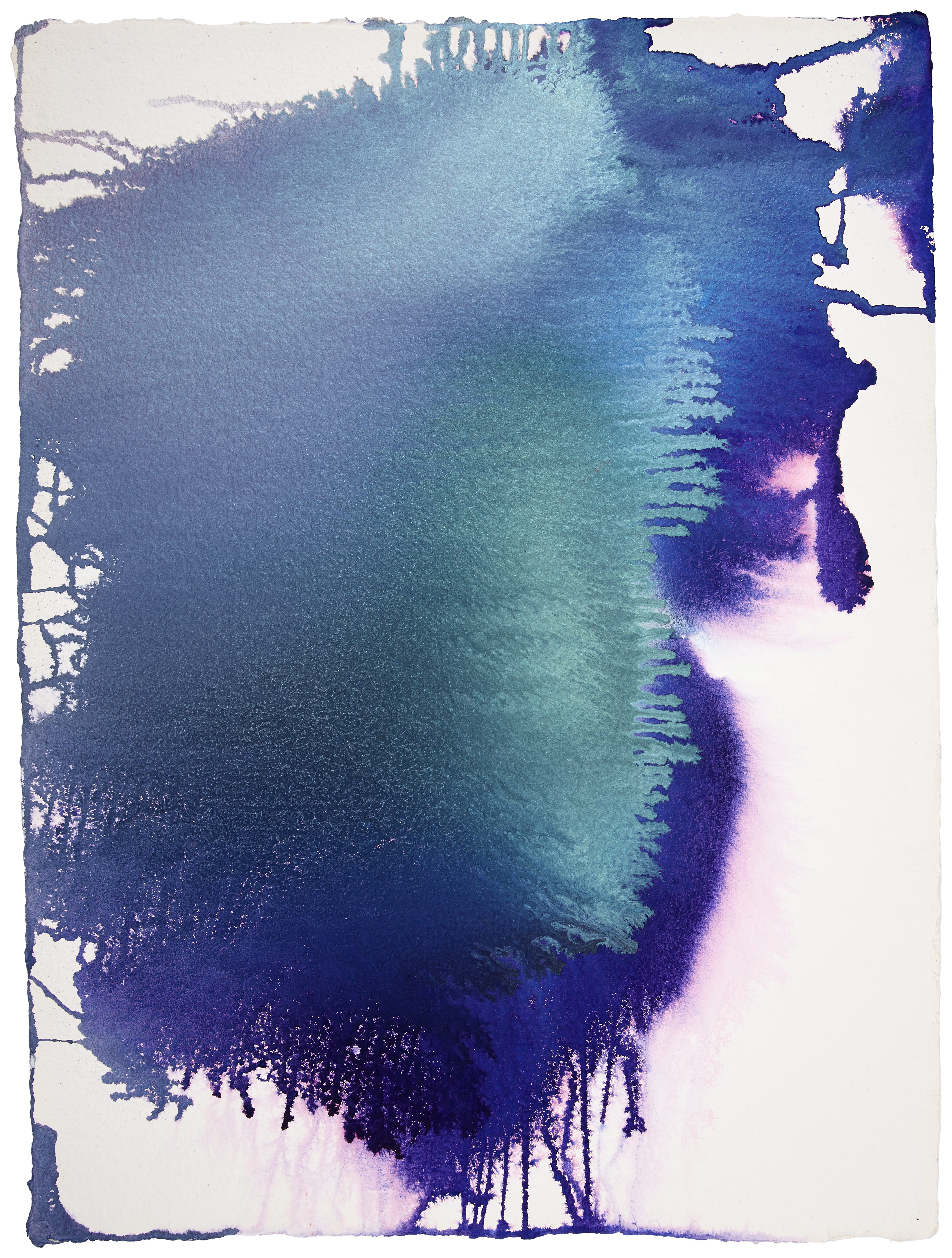 Symbolismus Malerei #6 — (2020) — watercolour on handmade cotton paper — 56 x 72 cm