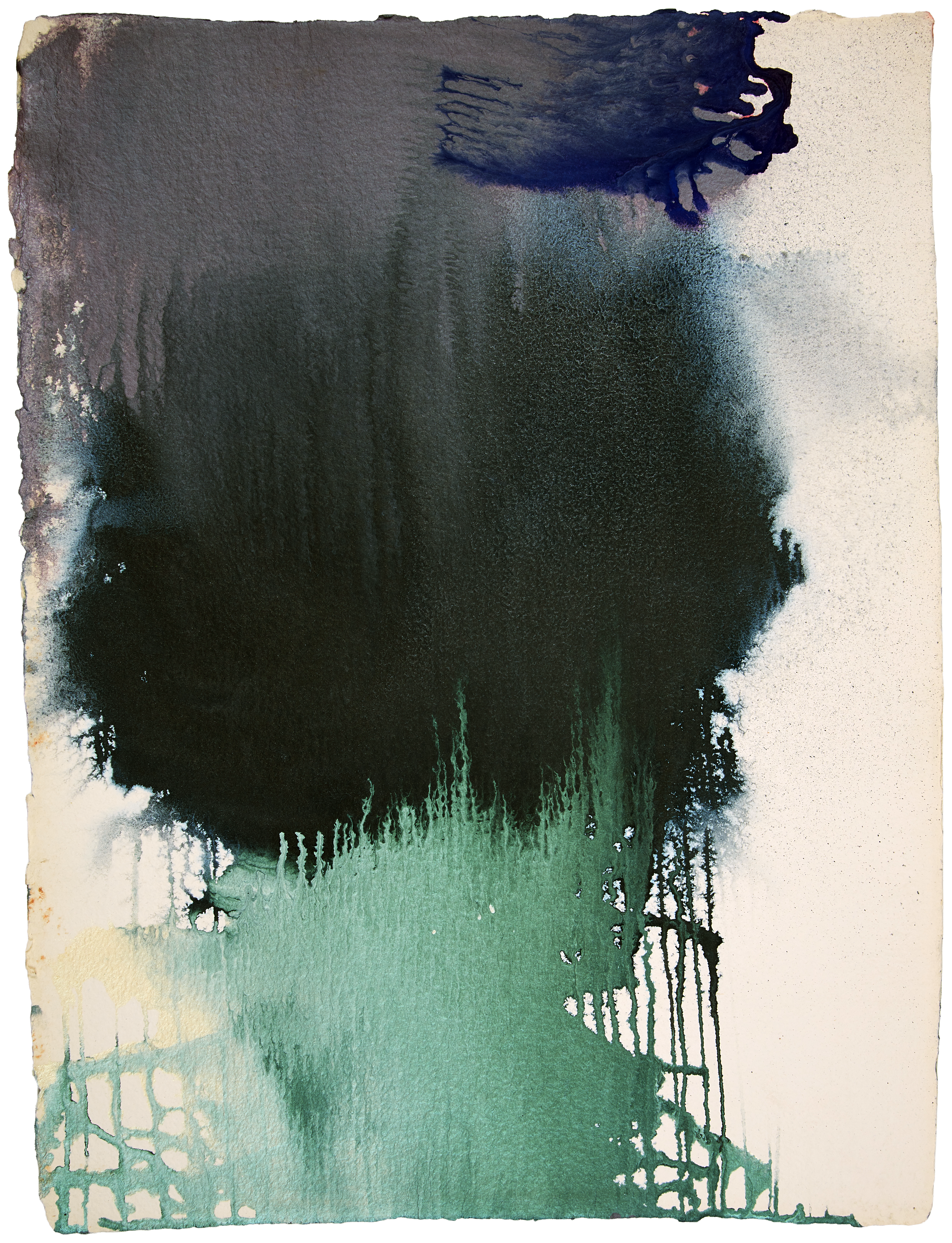 Symbolismus Malerei #7 — (2020) — watercolour on handmade cotton paper — 56 x 72 cm