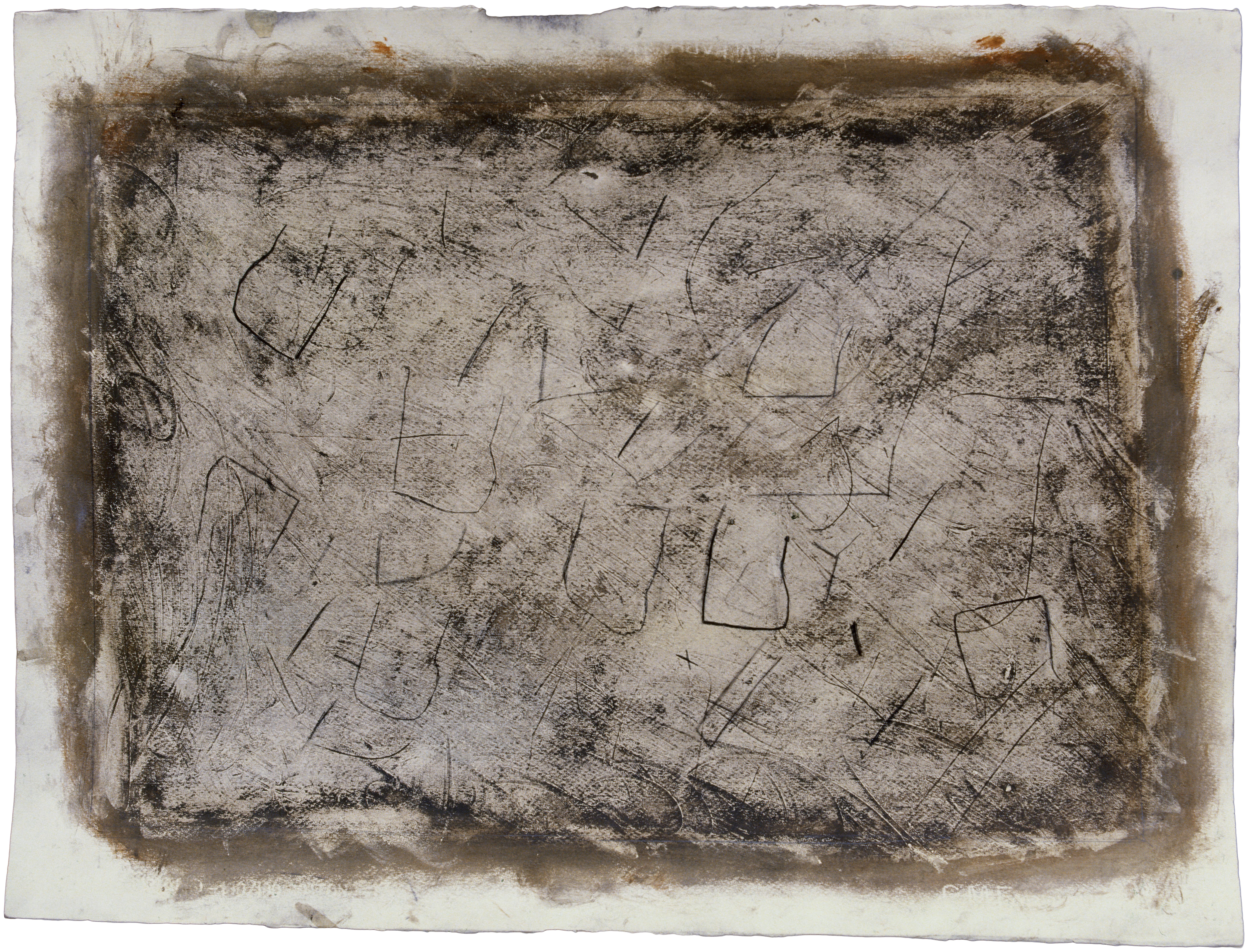 Tableland (Plateau) — (1983 - 1984) — mixed media on paper — 76 x 56 cm