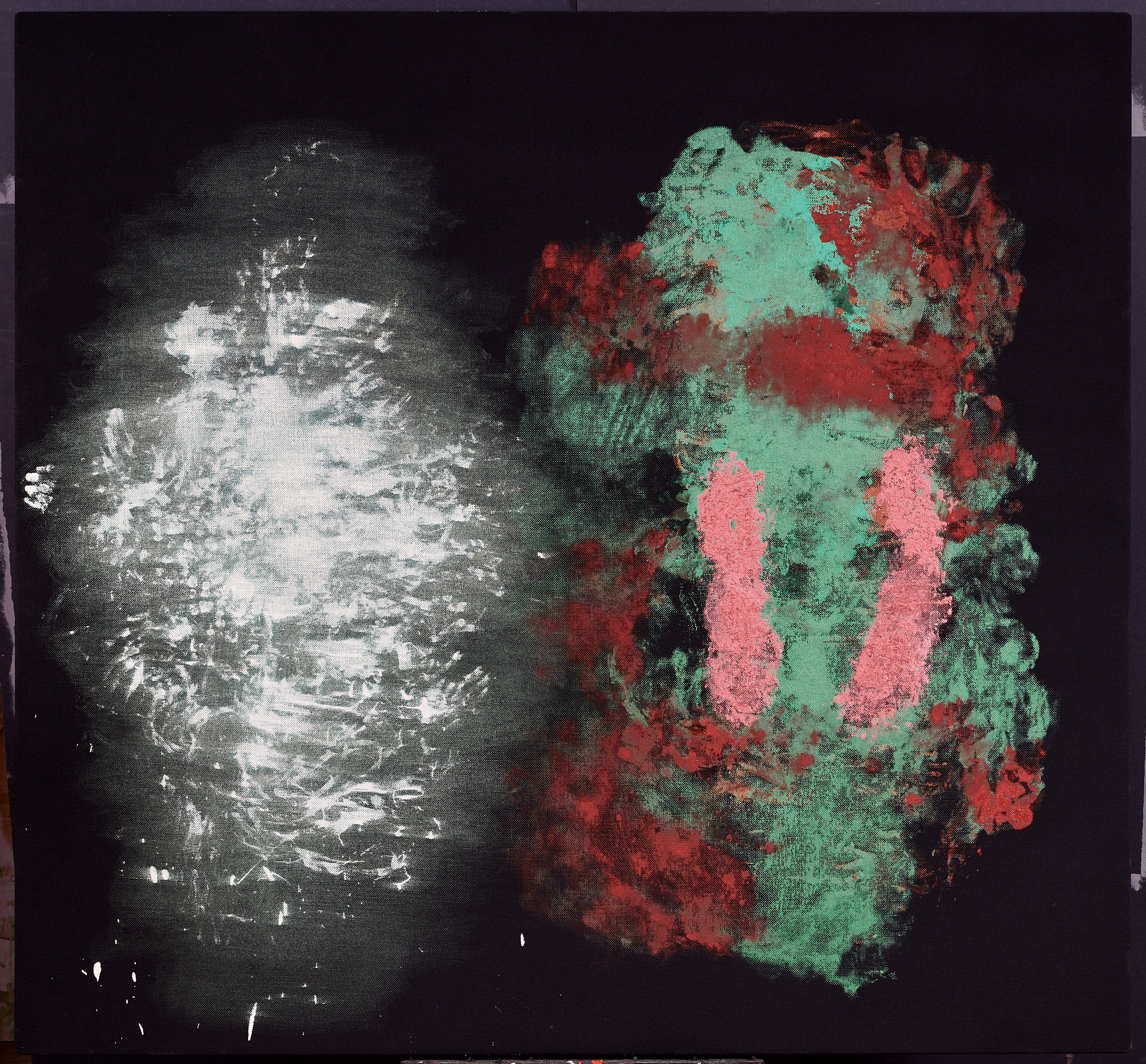 Temple 3 — (2022) — oil and acrylic on linen — 214 x 198 cm