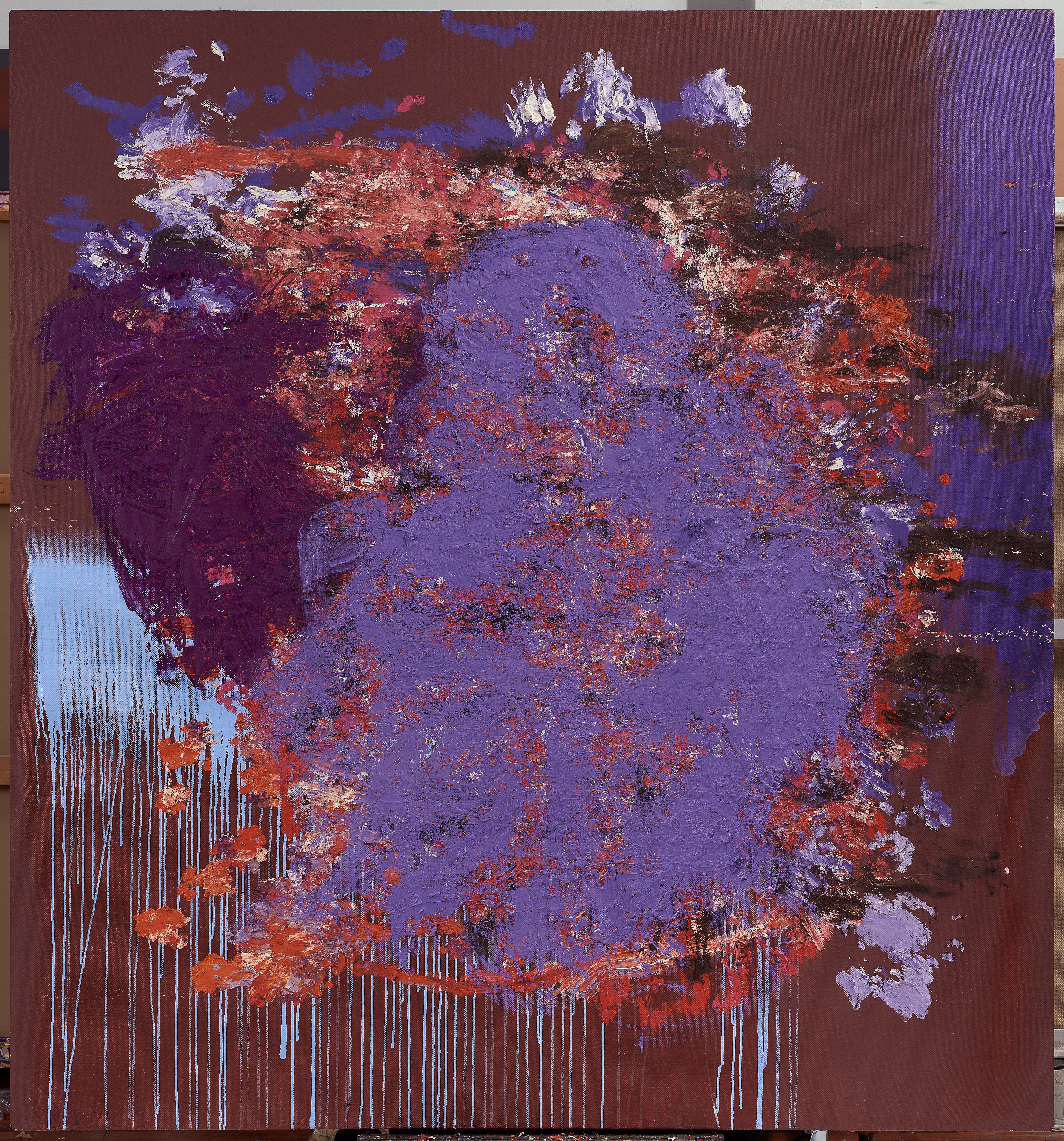 Templum Rosae 11 — (2012 - 2024) — oil and acrylic on linen — 198 x 214 cm