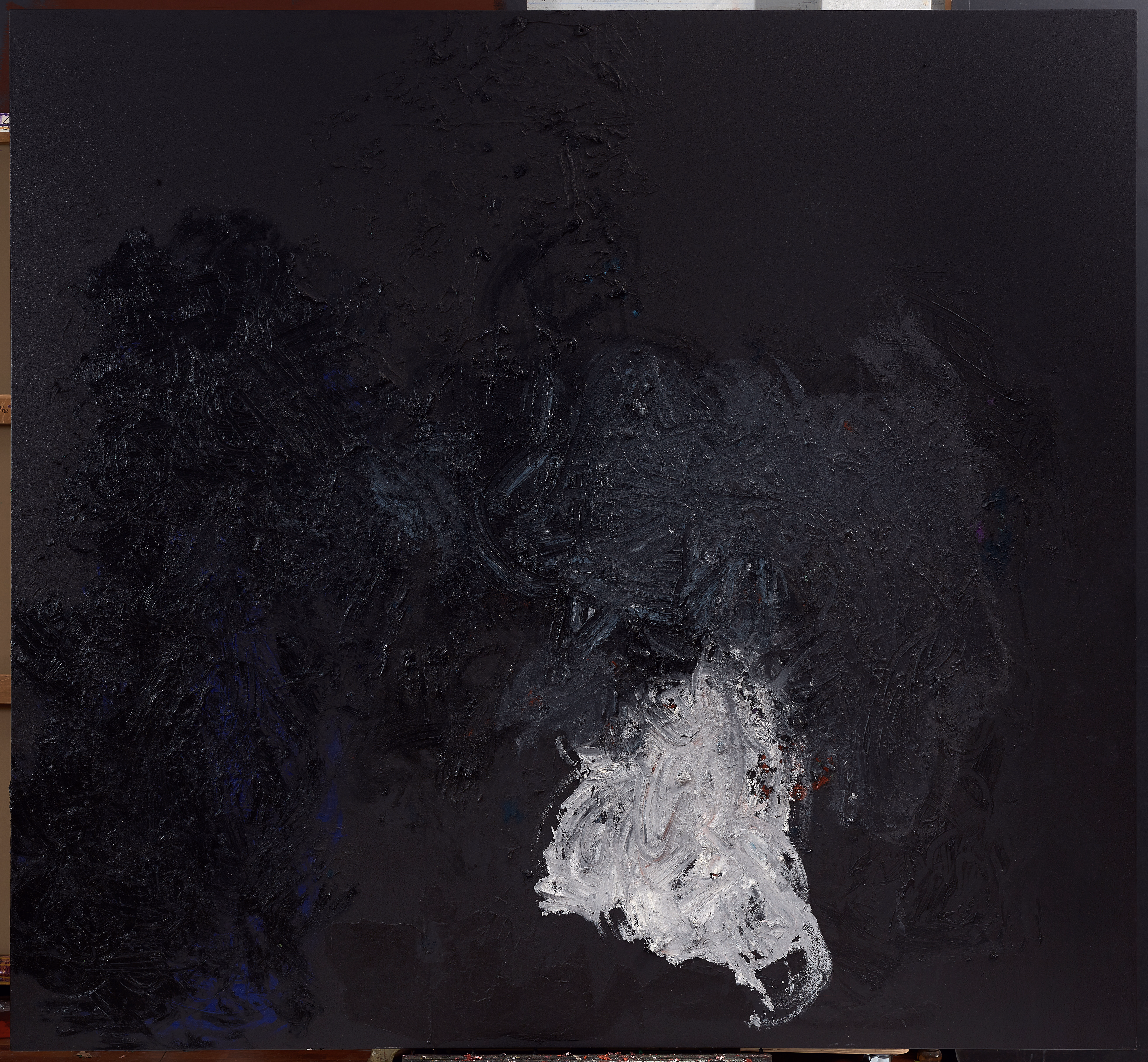 Templum Rosae 12 — (2018 - 2024) — oil and acrylic on polyester — 214 x 198 cm