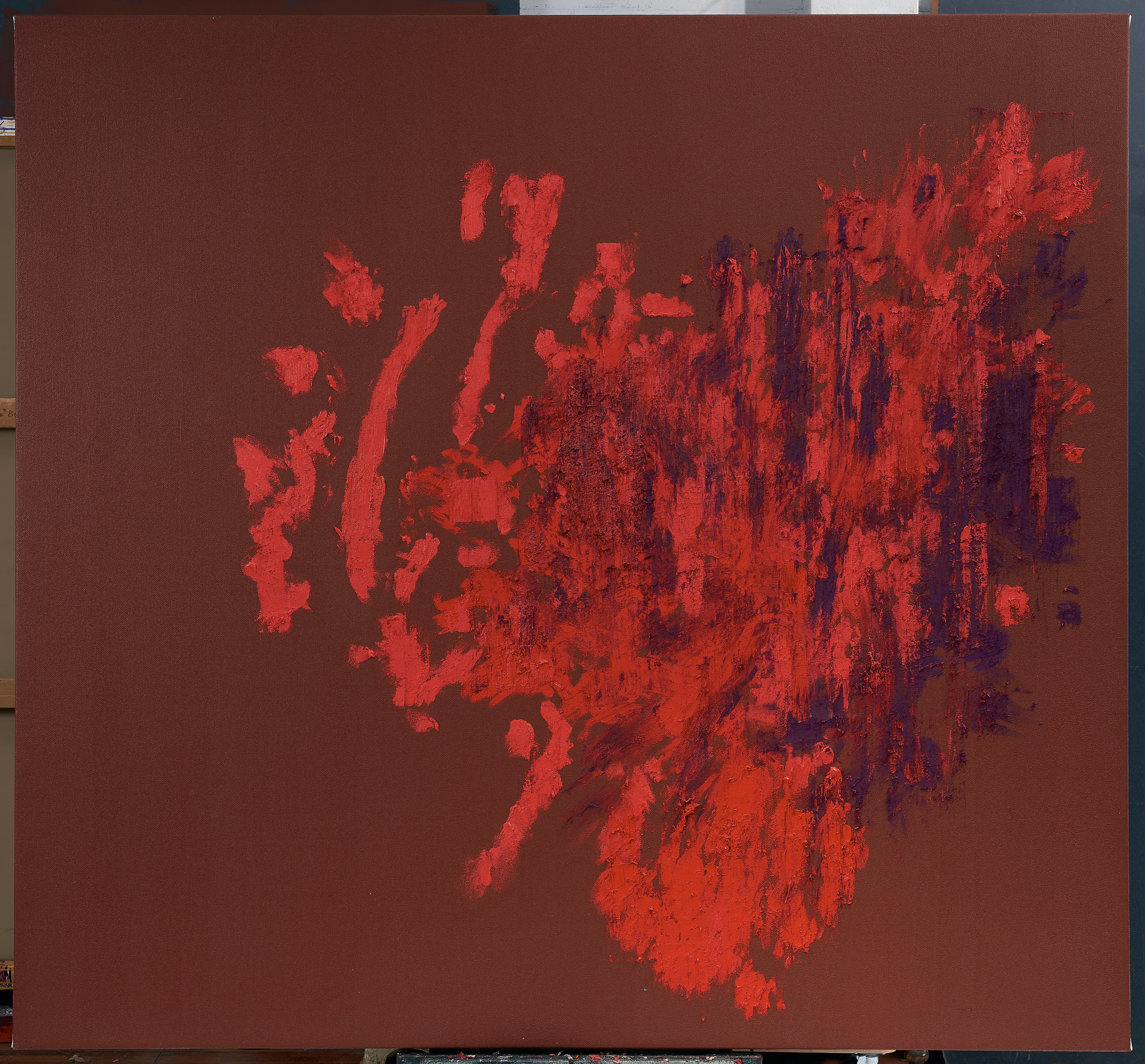 Templum Rosae 2 — (2023) — oil on linen — 214 x 198 cm