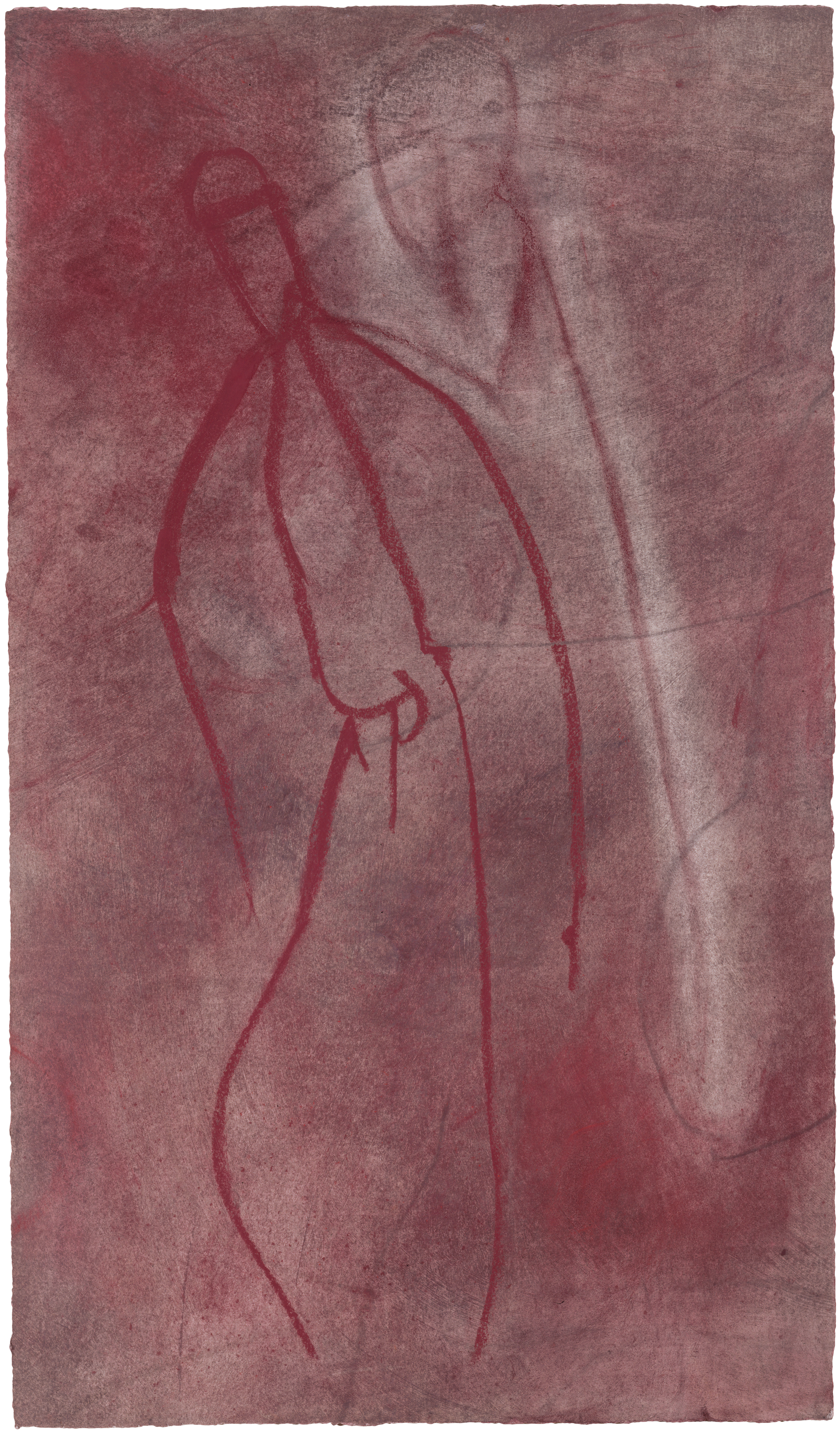 The Rondanini Pieta — (1988 - 1990) — mixed media on paper — 40 x 61 cm